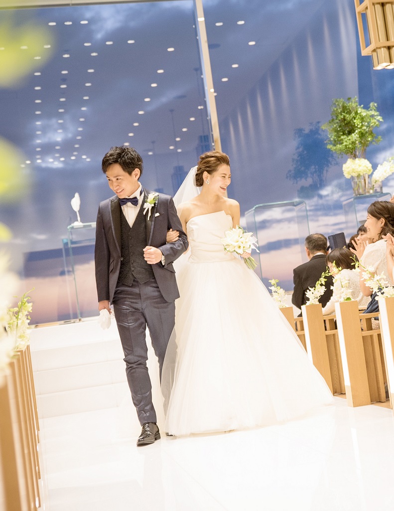 THE SURF OCEAN TERRACEでお式を挙げられたご新婦様