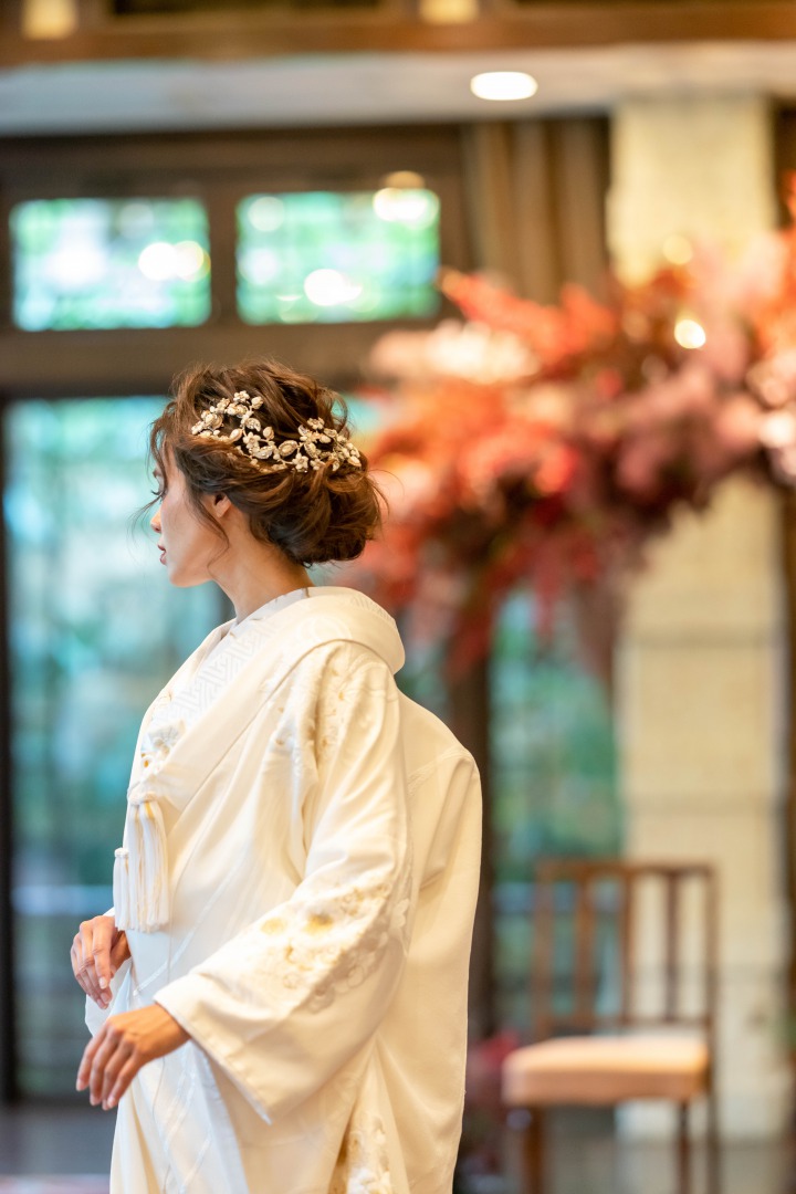 京都の和婚におすすめの白無垢に合わせる髪飾り