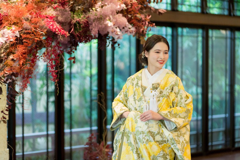 京都の結婚式会場ザ・ソウドウ・ヒガシヤマ京都にてザ・トリート・ドレッシングの新作オリジナル和装の色打掛を初公開