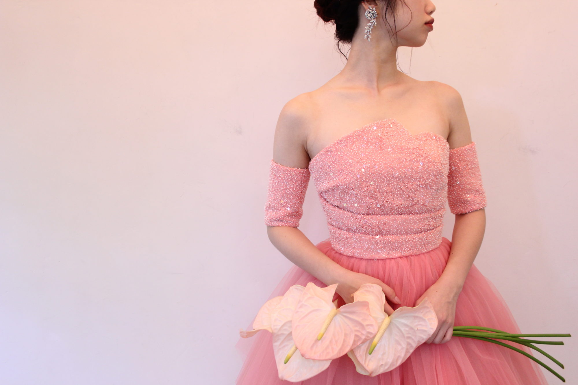 ザナンザンハウスにオススメのピンクのカラードレスのご紹介