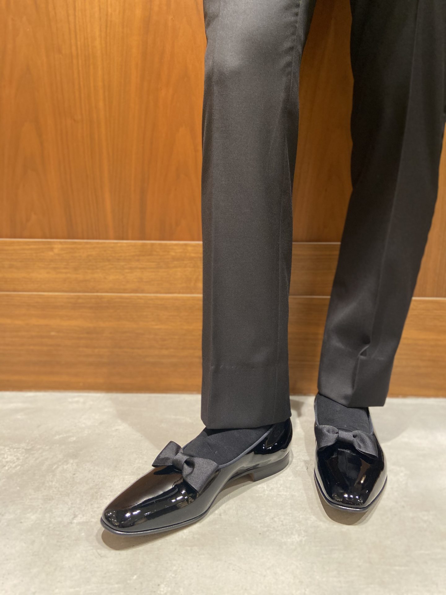 ザ・トリートドレッシング大阪店がお取り扱いしている英国の革靴ブランド最高峰のエドワードグリーンのエナメルパンプス