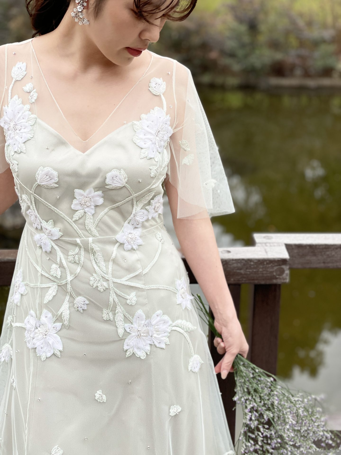 鶴見ノ森迎賓館におすすめのカラードレス～Alexandra Grecco  