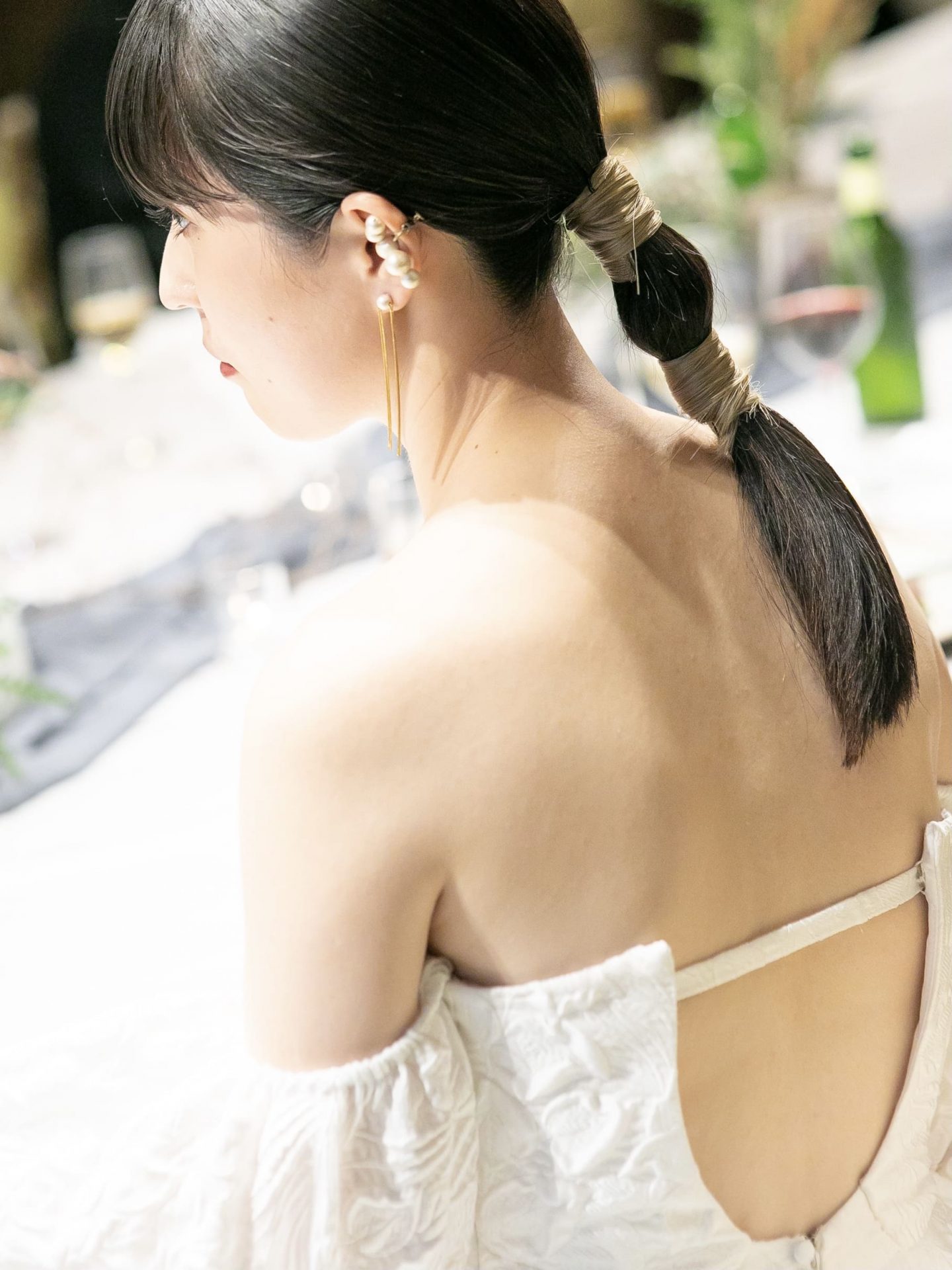 アットホームな結婚式におすすめのTHE TREAT DRESSINGで人気のLELAROSEのウェディングドレス
