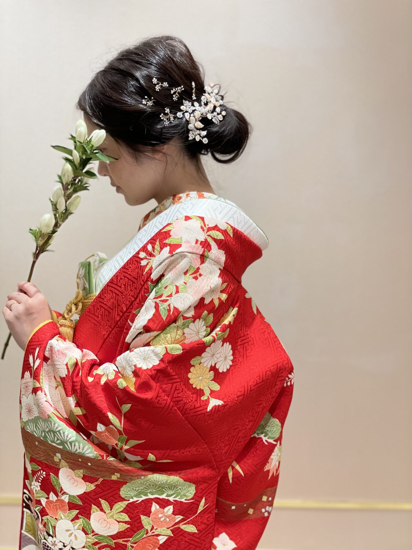 赤　色打掛 色打掛 | ウェディングドレス