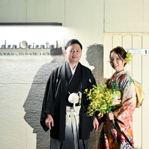 ザ ガーデン オリエンタル大阪で本振袖をお召いただくと、日本の伝統衣装でありながら新鮮さも味わっていただけます。