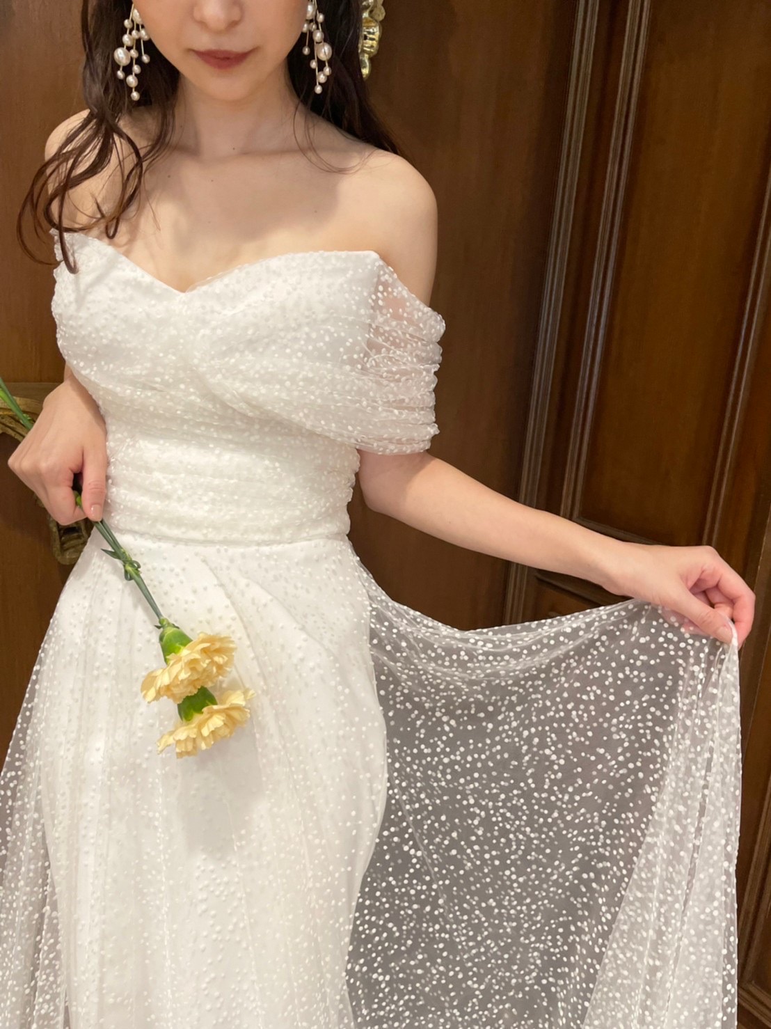 マーメイドラインのドレスはオリエンタルホテル神戸の結婚式や旧居留地のロケーション前撮りにおすすめ
