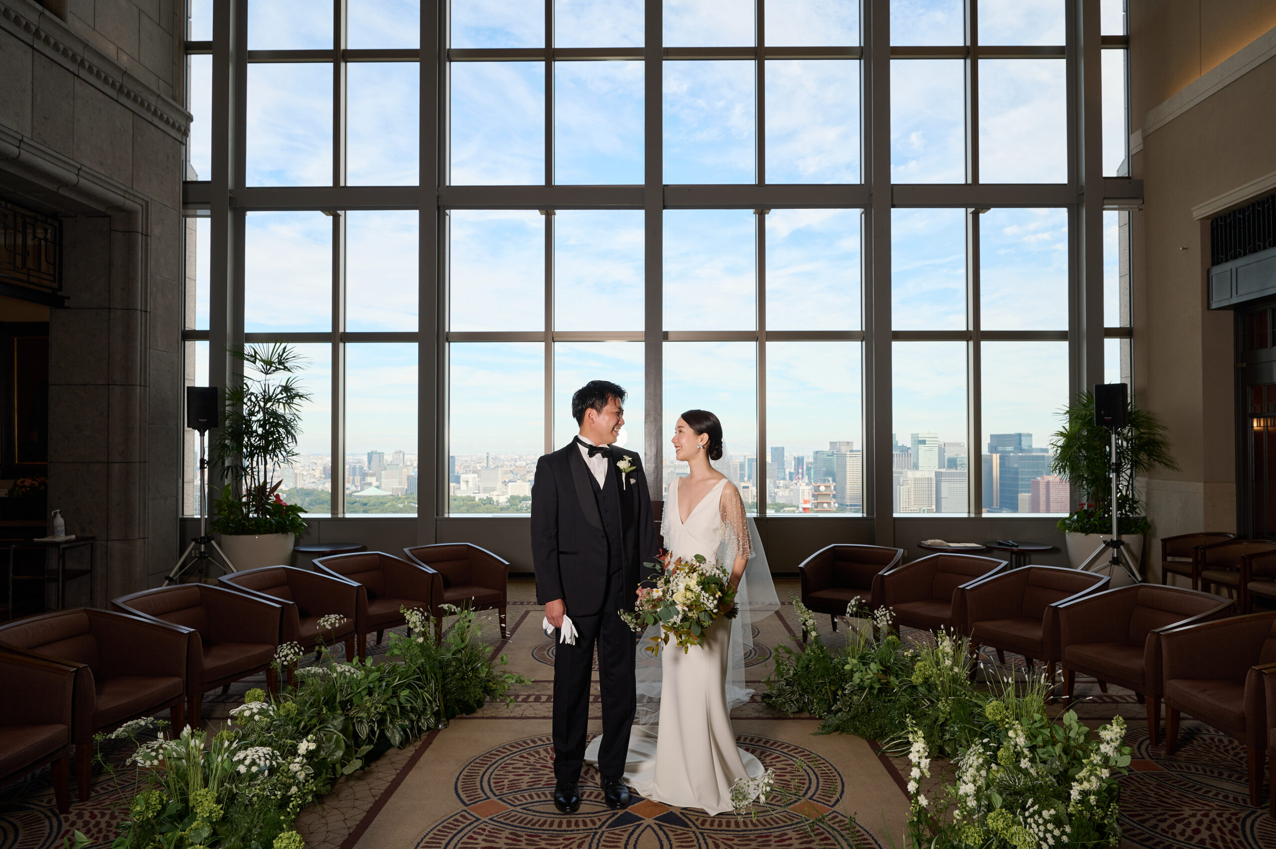 パレスホテル東京の運営する霞山会館で執り行う一日貸切の結婚式のご紹介