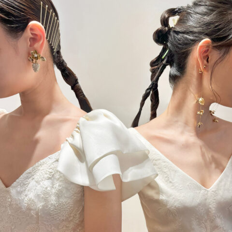 トリートドレッシング神戸店より神戸エリアのおしゃれ花嫁に日本初上陸のブランドマルカリアンの新作ウェディングドレスをおしゃれなコーディネートとともにご紹介いたします。