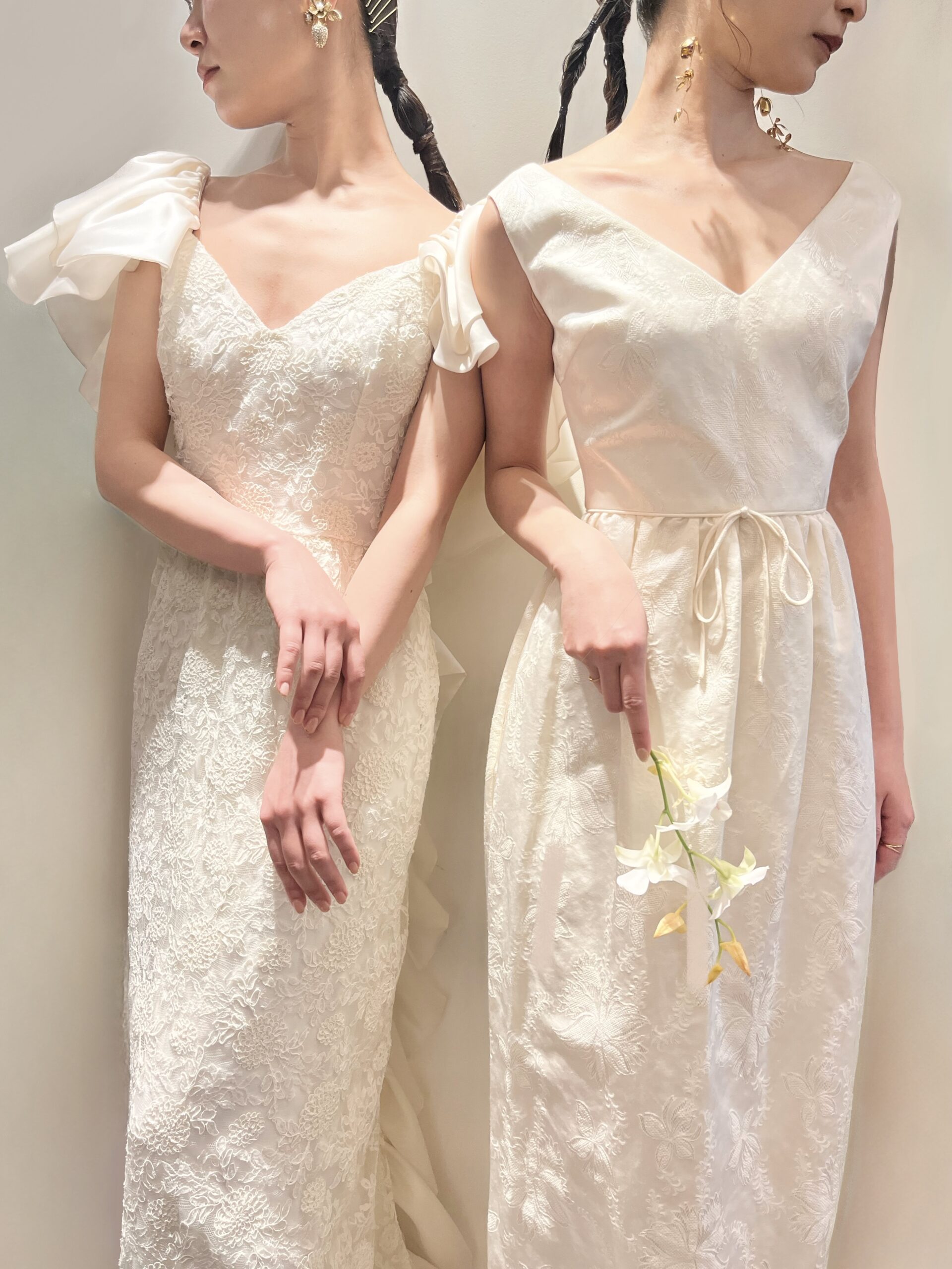 トリートドレッシング神戸店で神戸エリアのおしゃれな花嫁におすすめしたい日本初上陸のマルカリアンの新作のウェディングドレスは人とかぶりたくないコーディネートを楽しんでいただけます