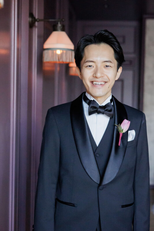 オリエンタルホテル神戸で叶える上質な結婚式とブラックのタキシードのご紹介