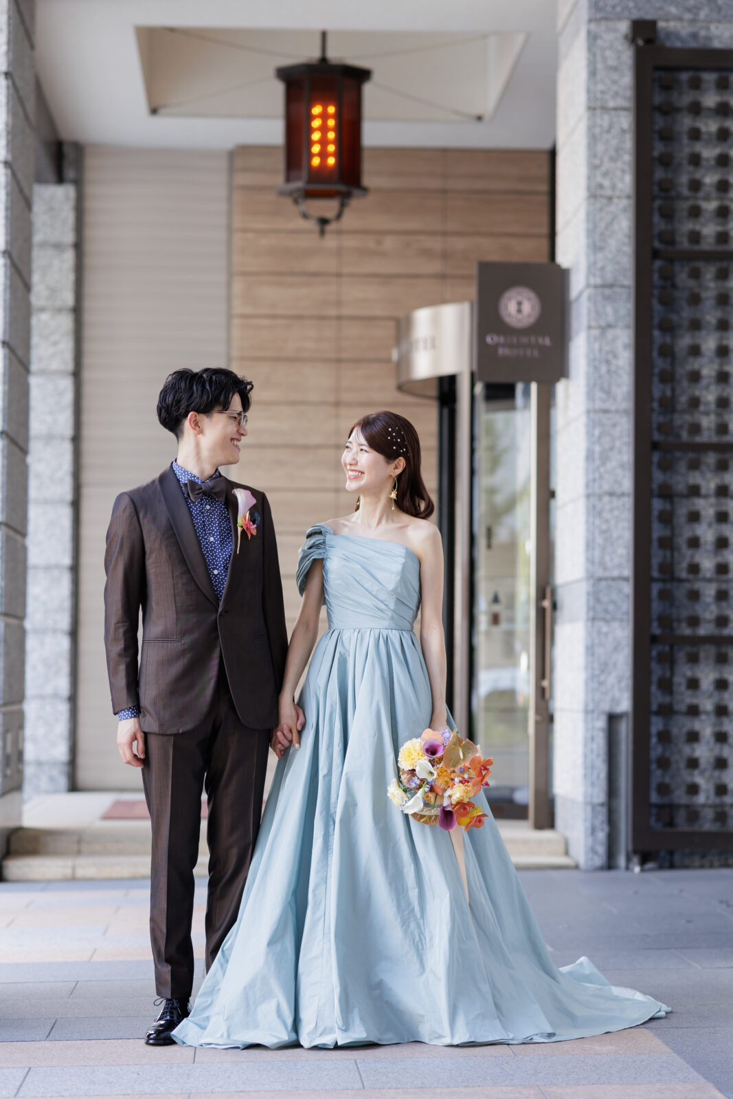 オリエンタルホテル神戸のロゴ前ショット