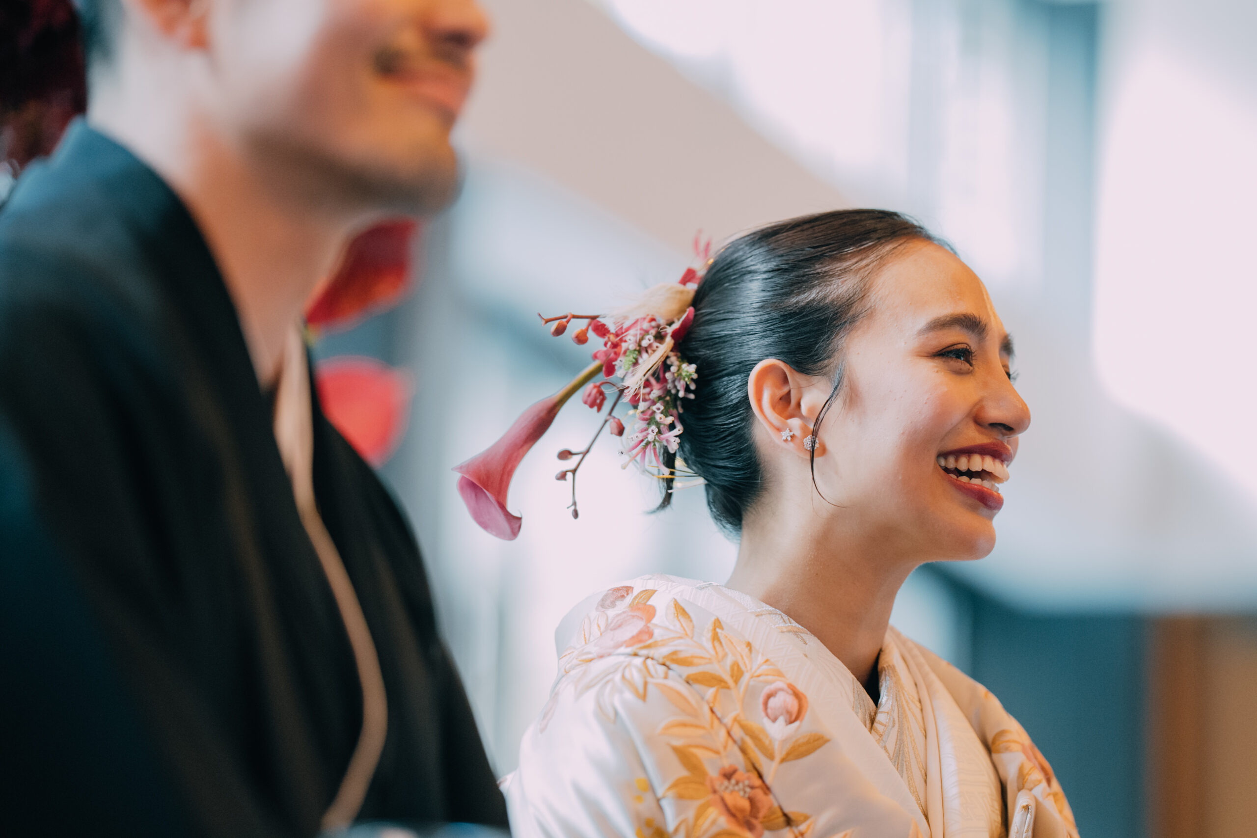モナことインフルエンサーのシュレスタメガさんの結婚式をザトリートドレッシングのウェディングドレス、色打掛、白無垢にてお手伝いさせていただきました