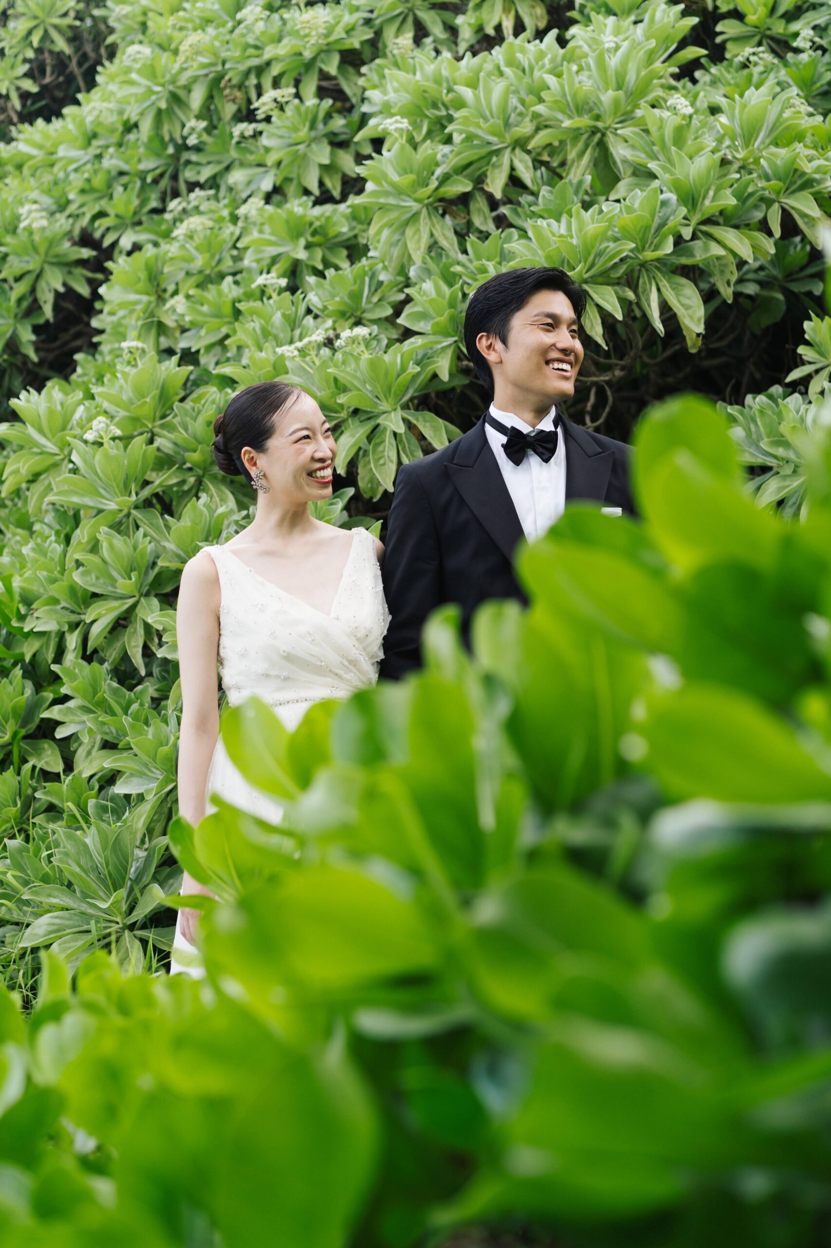 トリートドレッシングのドレスを身に纏い特別な一日を過ごすロケーション撮影