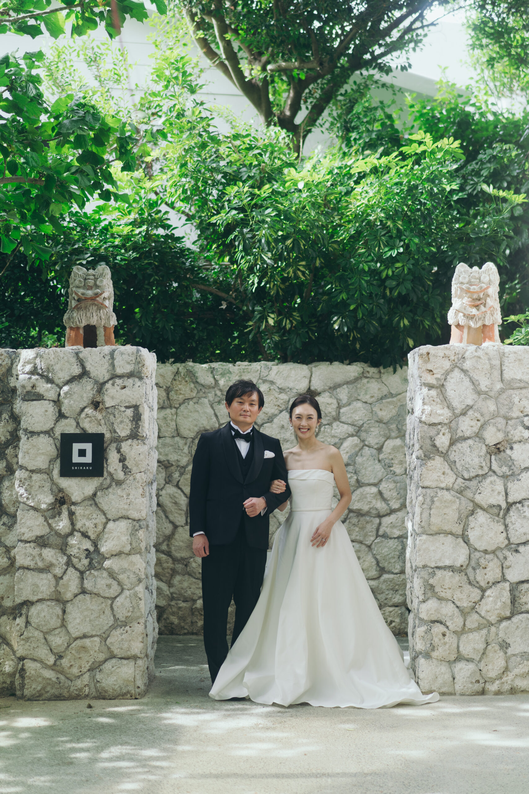 沖縄を感じる自然と緑あふれる場所でのフォト撮影