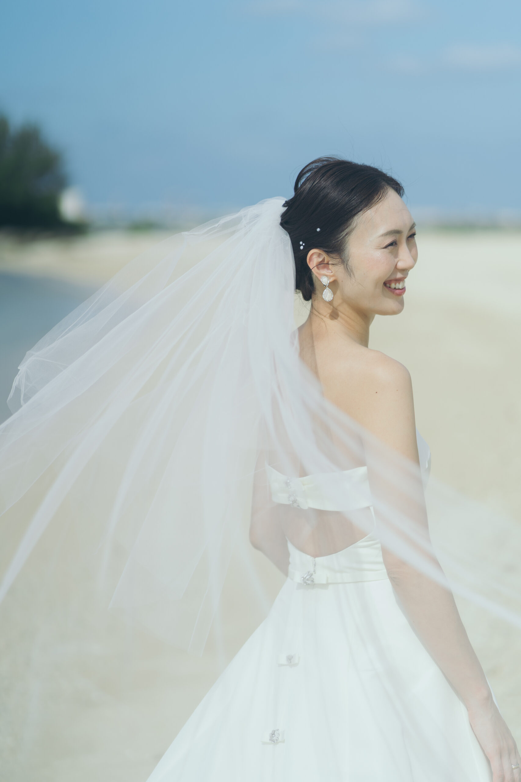 沖縄の自然と広大な海での撮影